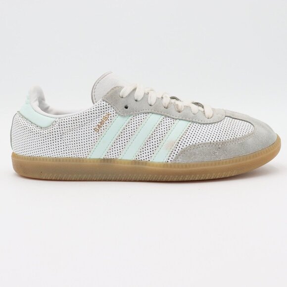 adidas Shoes - Size 9 - adidas Samba OG White Mint Grey Women's Sneakers